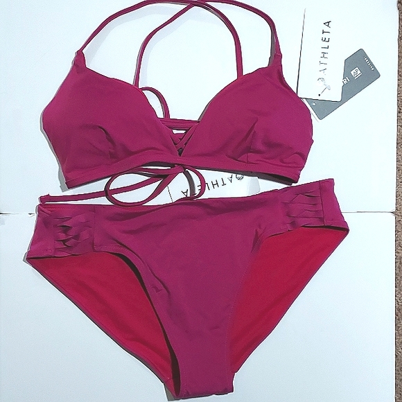 Athleta Fuchsia Bikini - Picture 1 of 15